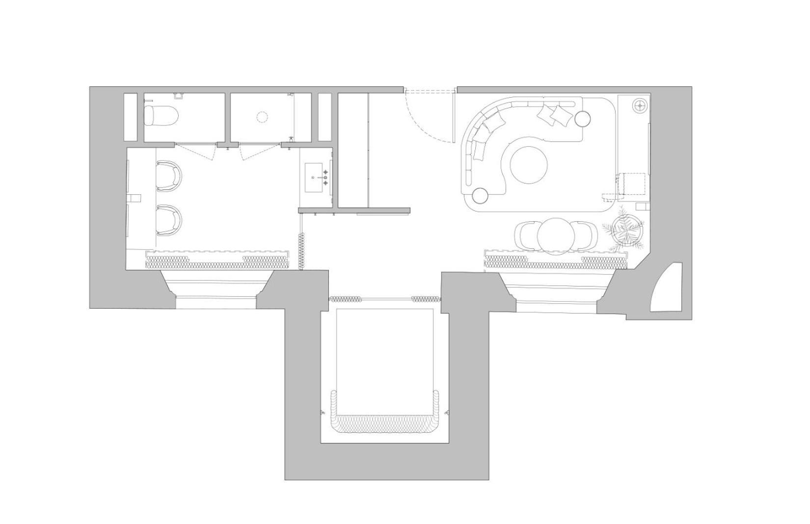 Virgin Hotels Edinburg Exteriör bild Plan of the apartment